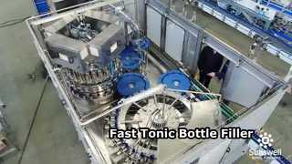 12000BPH 2Oz Cam Şişe Tonik İçecek Dolum Hattı