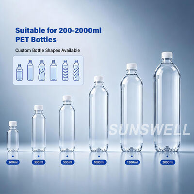 Sunswell Energy-Saving Mineral Water Bottling Machinery for 500ml Pet