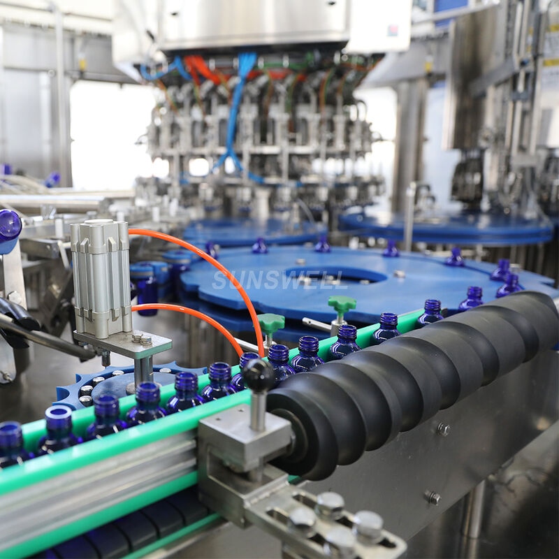 Oil Filling Piston Filling Machine Controlled by PLC System Liquid Filling Machinery Designed for Oil Filling Operations